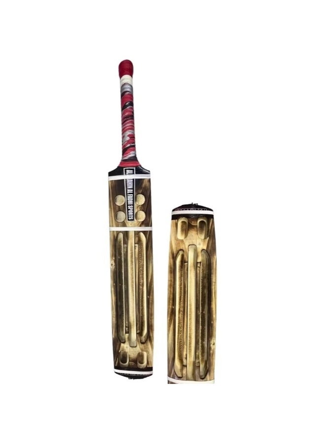 دريمزون مضرب كريكيت مصنوع من خشب الصفصاف لكرة التنس - قوة ضرب عالية، خفيف الوزن ومتين مع واقي أصابع ماص للصدمات - إصدار خاص 2025 - Image 1